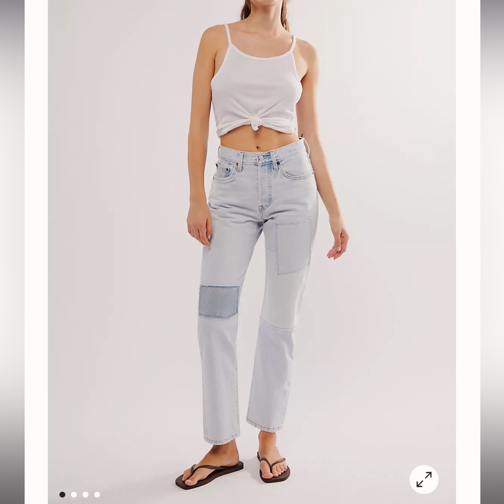 Levi’s premium 501 high rise straight jeans